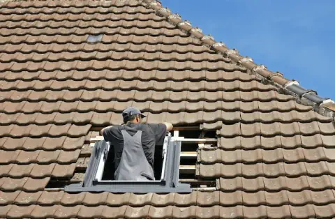 Pose de velux à Goyrans